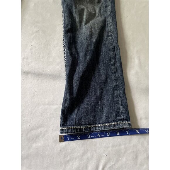 Silver Jeans Co. Womens Suki Capri Bootcut Jeans Size W29 Distressed Denim - Picture 8 of 14